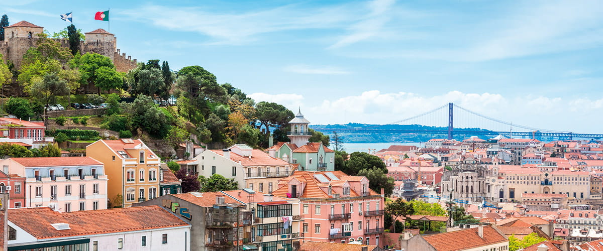 A view over Lisbon, Portugal